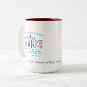 FBC Saginawの信頼のクラス15のoz。 コーヒー・マグかコップ ツートーンマグカップ (正面左)