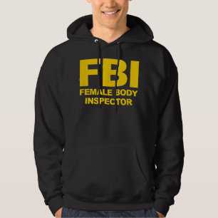 FBIおもしろいの女子体監察官 パーカ
