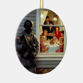 FBIがアメリカ人を伝統的監視 セラミックオーナメント (右)