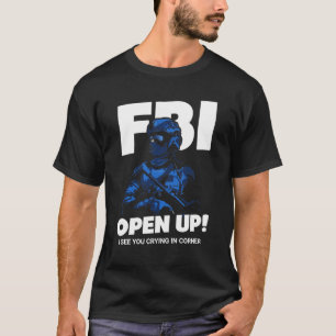 FBIが開け!カスタマイズ Tシャツ