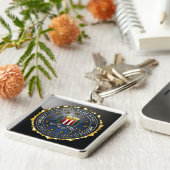 FBIのエンブレム キーホルダー (側面)