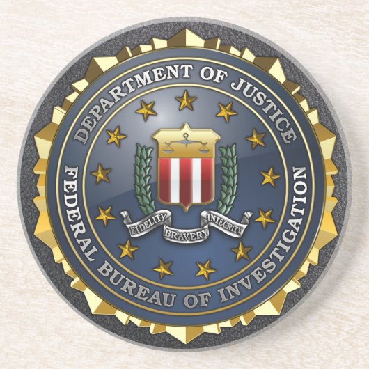 FBIのエンブレム コースター (正面)