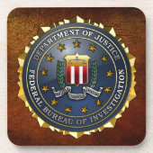 FBIのエンブレム コースター (正面)