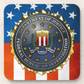 FBIのエンブレム コースター (正面)