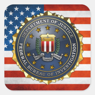 FBIのエンブレム スクエアシール