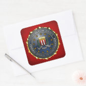 FBIのエンブレム スクエアシール (封筒)