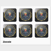 FBIのエンブレム スクエアシール (シート)