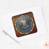 FBIのエンブレム スクエアシール (封筒)