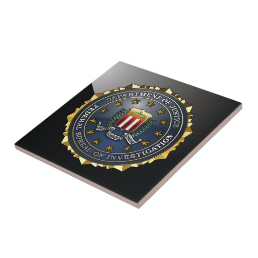 FBIのエンブレム タイル (側面)
