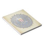 FBIのエンブレム ノートパッド (アングル)