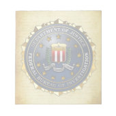 FBIのエンブレム ノートパッド (正面)