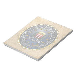 FBIのエンブレム ノートパッド