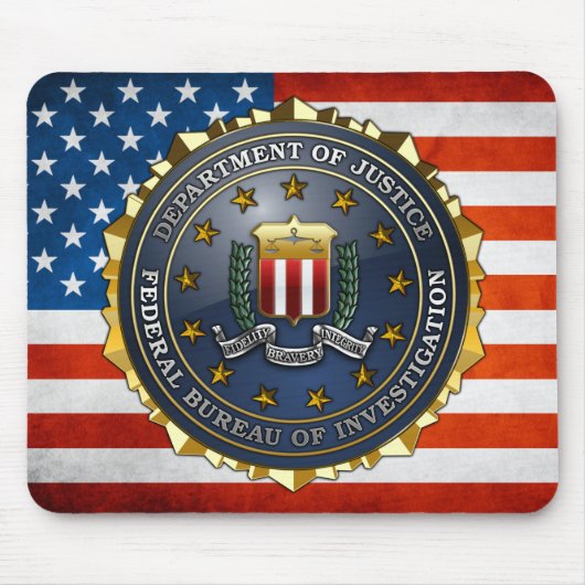 FBIのエンブレム マウスパッド (正面)