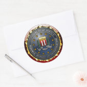FBIのエンブレム ラウンドシール (封筒)
