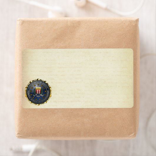 FBIのエンブレム ラベル (インサイチュ)