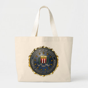 FBIのエンブレム ラージトートバッグ