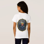 FBIのエンブレム Tシャツ (裏面フル)