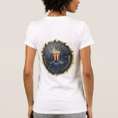 FBIのエンブレム Tシャツ (裏面)