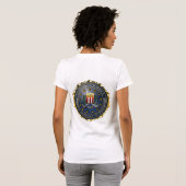 FBIのエンブレム Tシャツ (裏面フル)
