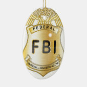 FBIのバッジ セラミックオーナメント (右)