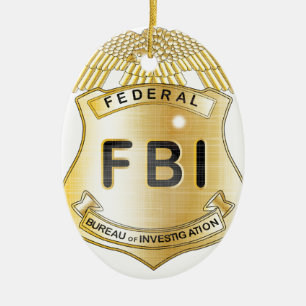 FBIのバッジ セラミックオーナメント