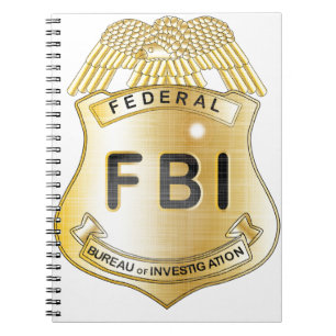FBIのバッジ ノートブック