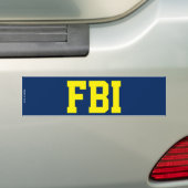 FBIのバンパーステッカー バンパーステッカー (車上)