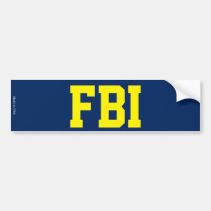 FBIのバンパーステッカー バンパーステッカー