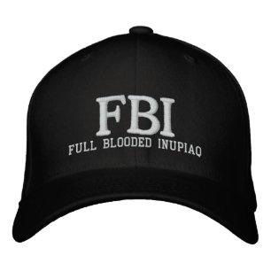 FBIのフルBLODED INU 刺繍入りキャップ