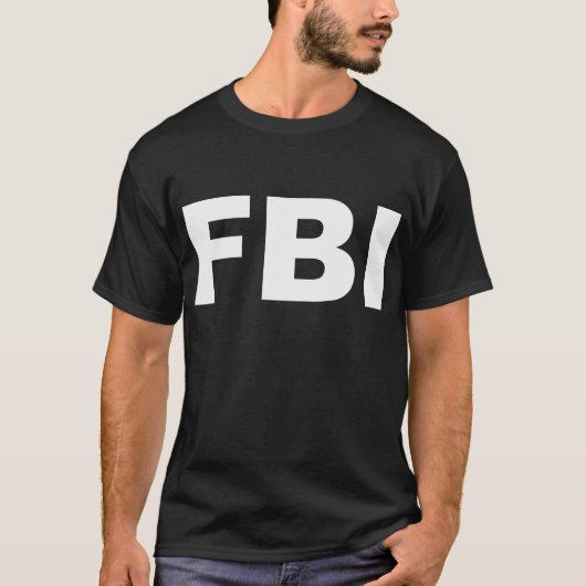 FBIのプロダクト及びデザイン! Tシャツ (正面)