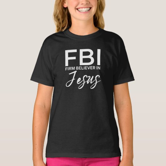 FBIの固い信者イエズスのクリスマスTシャツ Tシャツ (正面)