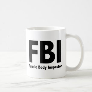 FBIの失礼なおもしろいユーモア コーヒーマグカップ