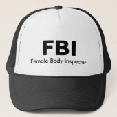 FBIの女性の身体の検査官 キャップ (正面)