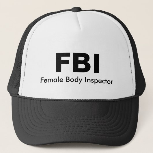 FBIの女性の身体の検査官 キャップ (正面)