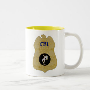 fbiの女性の身体の検査官 ツートーンマグカップ