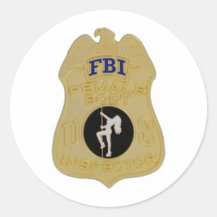 fbiの女性の身体の検査官 ラウンドシール