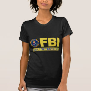 FBIの女性の身体の検査官 Tシャツ
