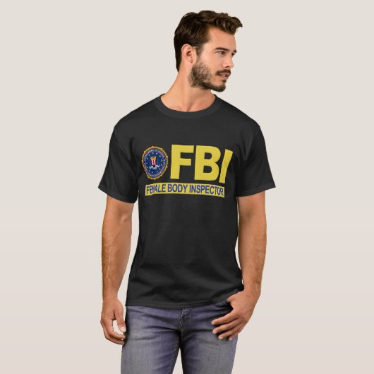FBIの女性の身体の検査官 Tシャツ (正面フル)
