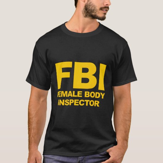 FBIの女性体検査官 Tシャツ (正面)