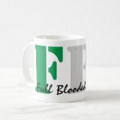 FBIの完全血イタリアン コーヒーマグカップ (正面左)