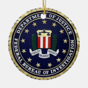 FBIの紋章 セラミックオーナメント