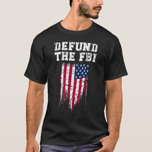 FBIの解体 FBI連邦局反FBI汚職 Tシャツ (正面)