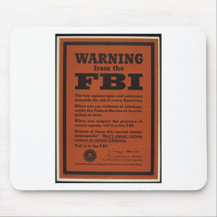 FBIの警告 マウスパッド