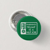 FBIの警告! 切札はナットの仕事です 缶バッジ (正面&裏面)