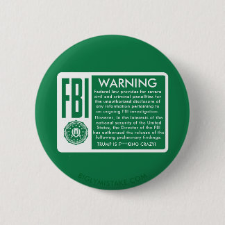 FBIの警告! 切札はFの***王ですCRAZY! 缶バッジ
