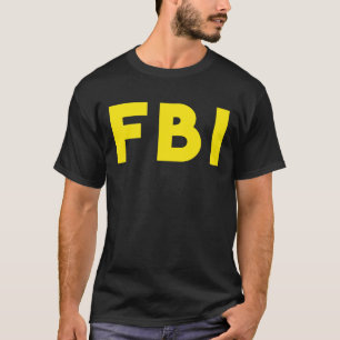 FBIの連邦捜査官のおもしろいなハロウィンの衣裳のTシャツ Tシャツ