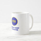 FBIの~の女性の身体の検査官のマグ コーヒーマグカップ (正面右)
