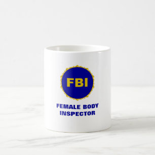 FBIの~の女性の身体の検査官のマグ コーヒーマグカップ