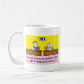 fbiはCIAのスパイを調査します コーヒーマグカップ (左)