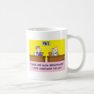 fbiはCIAのスパイを調査します コーヒーマグカップ